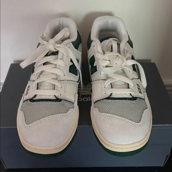 New Balance 550 White/Green US 8.5 - Picture 2 of 6
